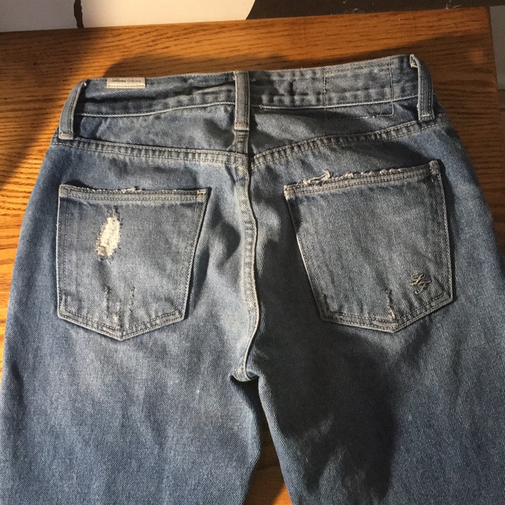 Lovers + Friends Denim Jeans w/Patchwork - Picture 4 of 4